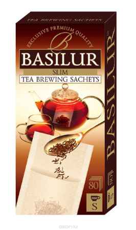 Купить Basilur одноразовый фильтр-пакет для заваривания листового чая (размер S), 80 шт