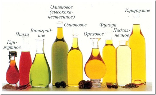 Разновидности масла на растительной основе